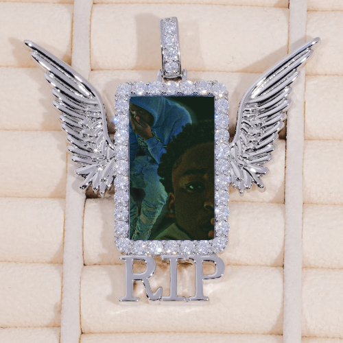 RIP WING 3D CUSTOM PICTURE PENDANT