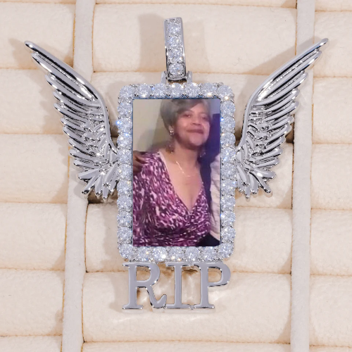 RIP WING 3D CUSTOM PICTURE PENDANT