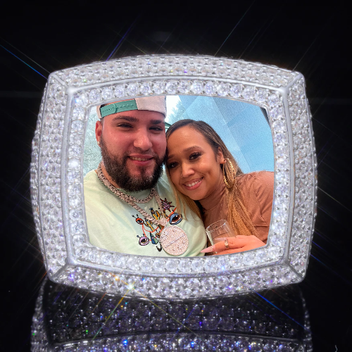 3D CUSTOM PICTURE ICED RING
