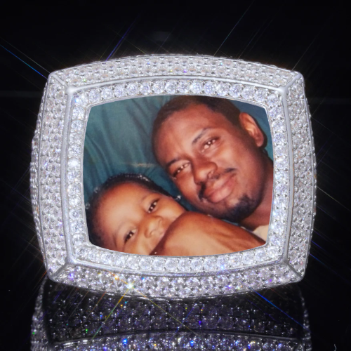 3D CUSTOM PICTURE ICED RING