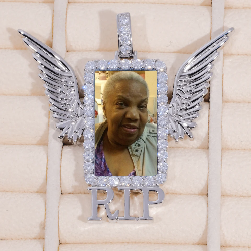 RIP WING 3D CUSTOM PICTURE PENDANT