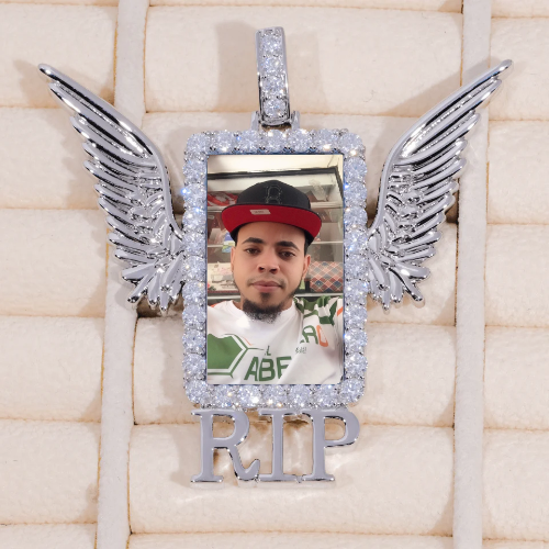 RIP WING 3D CUSTOM PICTURE PENDANT