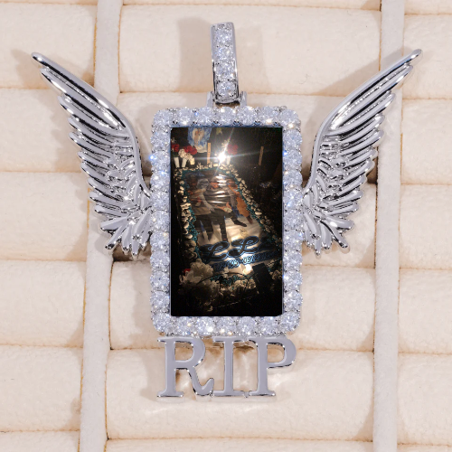 RIP WING 3D CUSTOM PICTURE PENDANT