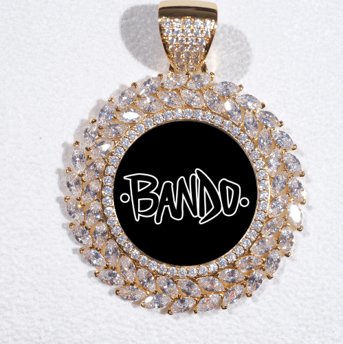 Large 3D Wheat Ear Custom Picture Pendant