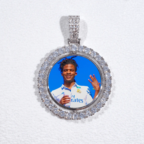 3D Spinning 2-Faced Custom Picture Pendant