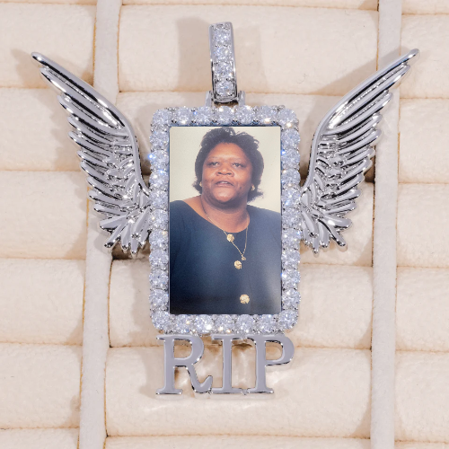 RIP WING 3D CUSTOM PICTURE PENDANT