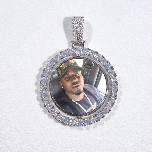 3D Spinning 2-Faced Custom Picture Pendant