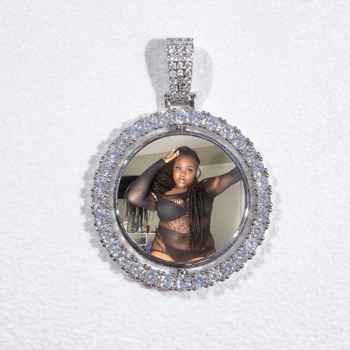 3D Spinning 2-Faced Custom Picture Pendant