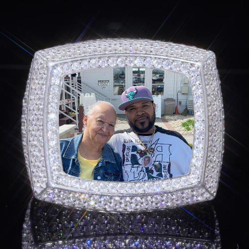 3D CUSTOM PICTURE ICED RING
