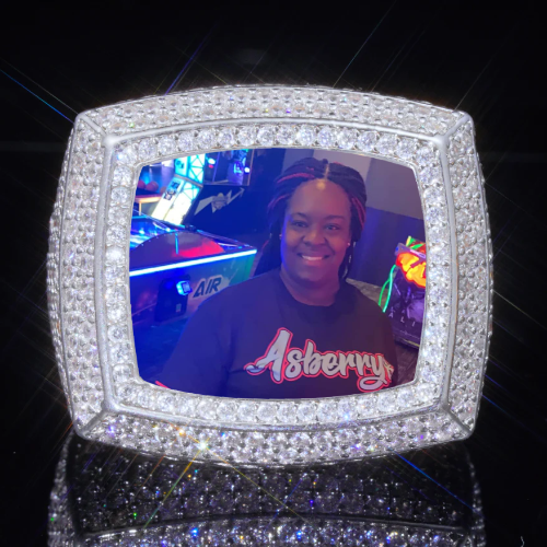 3D CUSTOM PICTURE ICED RING