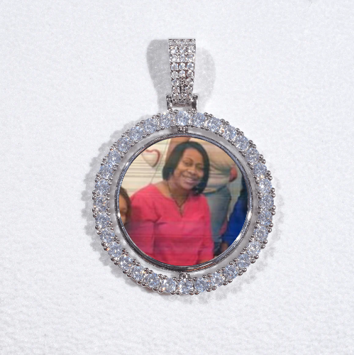 3D Spinning 2-Faced Custom Picture Pendant
