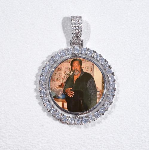3D Spinning 2-Faced Custom Picture Pendant