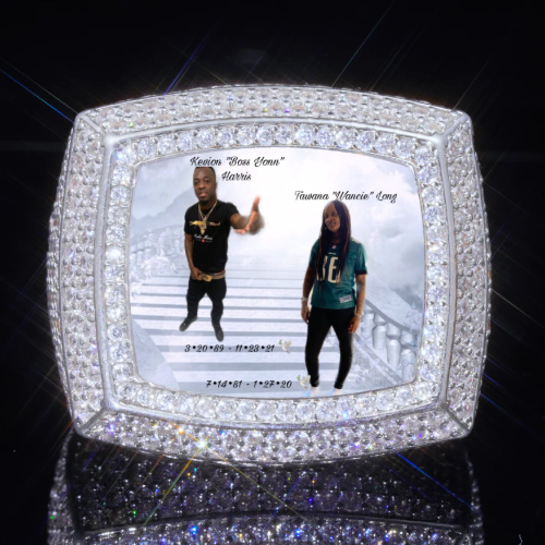 3D CUSTOM PICTURE ICED RING