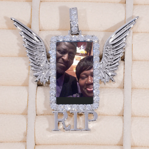 RIP WING 3D CUSTOM PICTURE PENDANT