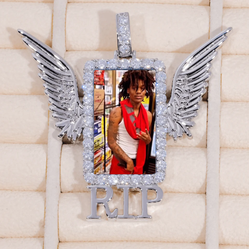 RIP WING 3D CUSTOM PICTURE PENDANT