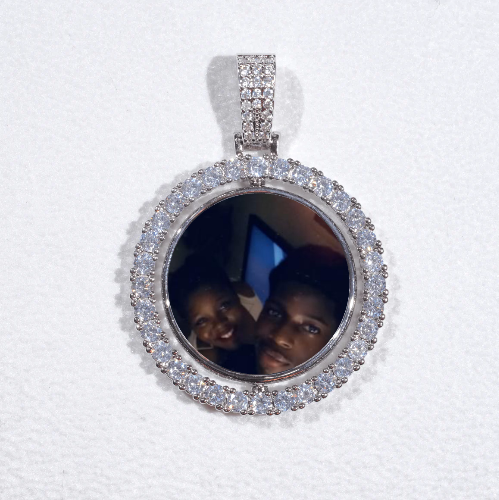 3D Spinning 2-Faced Custom Picture Pendant