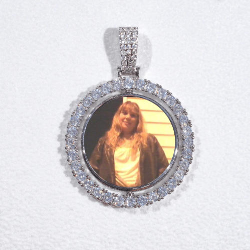 3D Spinning 2-Faced Custom Picture Pendant