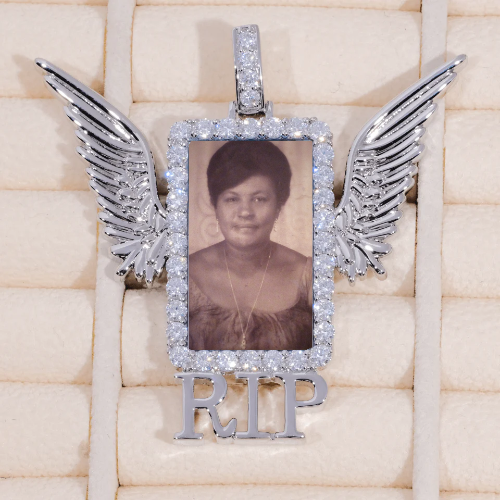 RIP WING 3D CUSTOM PICTURE PENDANT