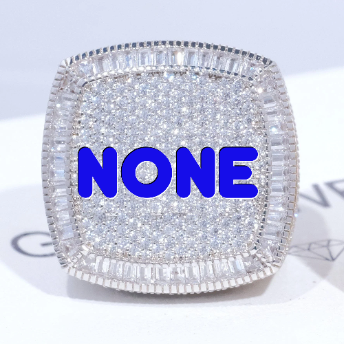 CUSTOM LETTER 3D ICED RING
