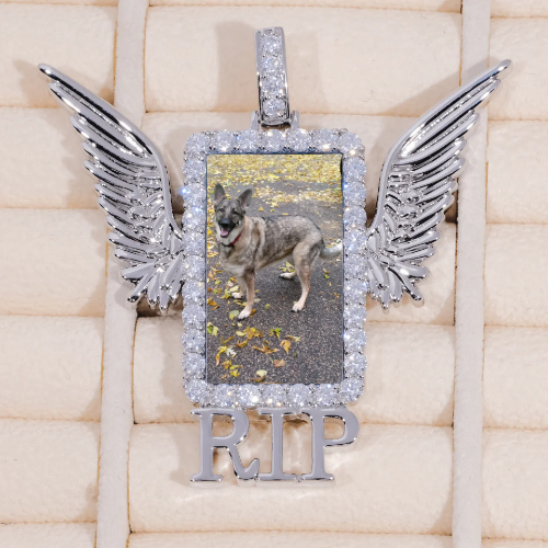 RIP WING 3D CUSTOM PICTURE PENDANT