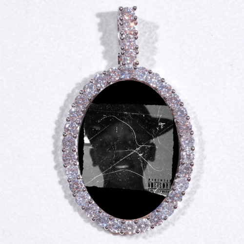 Large 3D Oval Custom Picture Pendant