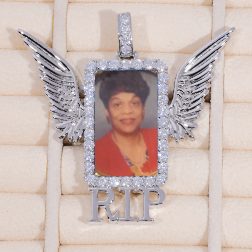 RIP WING 3D CUSTOM PICTURE PENDANT