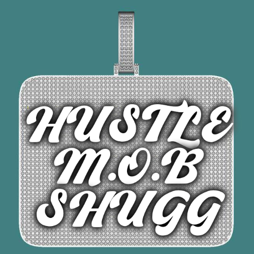 CUSTOM LETTER NECKLACE 3D BIG SQUARE