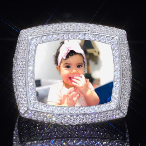 3D CUSTOM PICTURE ICED RING