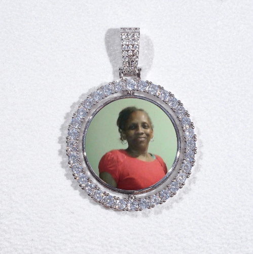 3D Spinning 2-Faced Custom Picture Pendant