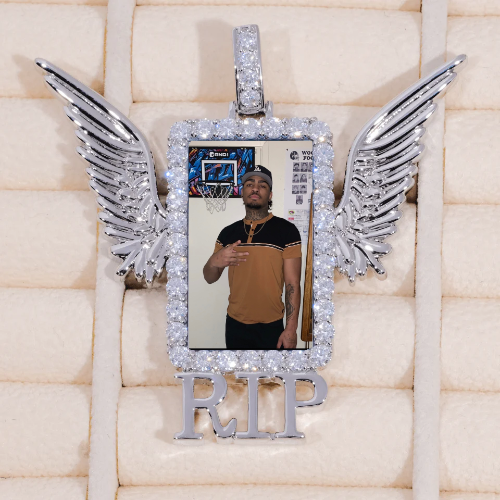 RIP WING 3D CUSTOM PICTURE PENDANT