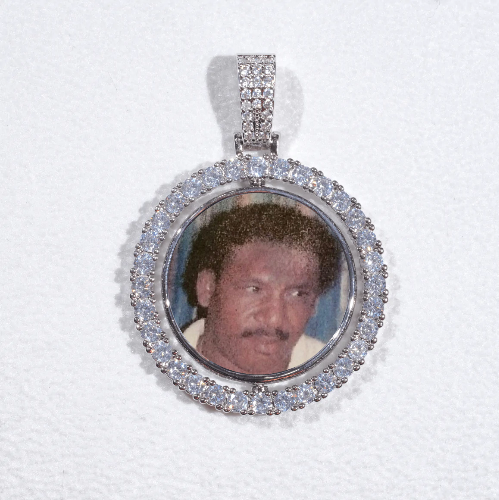 3D Spinning 2-Faced Custom Picture Pendant