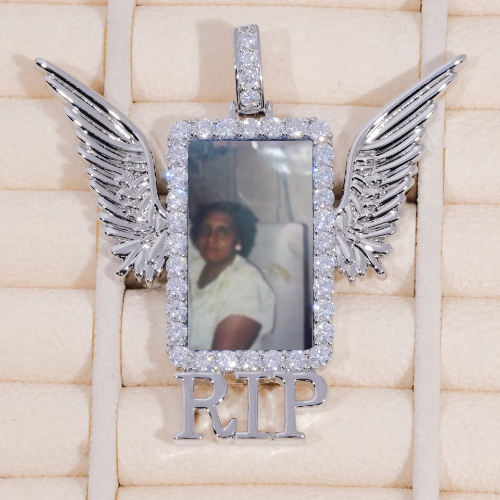 RIP WING 3D CUSTOM PICTURE PENDANT