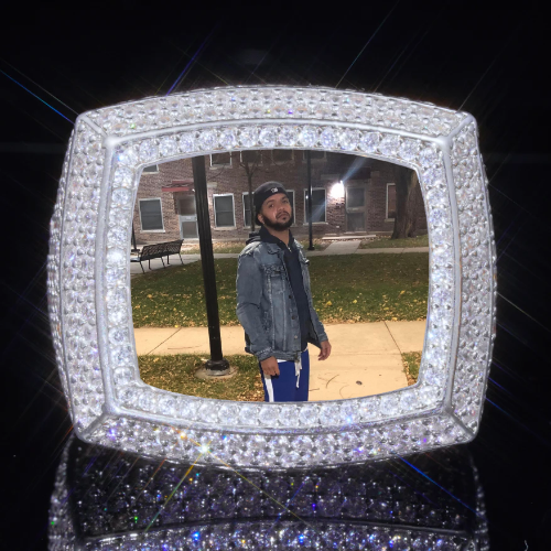3D CUSTOM PICTURE ICED RING