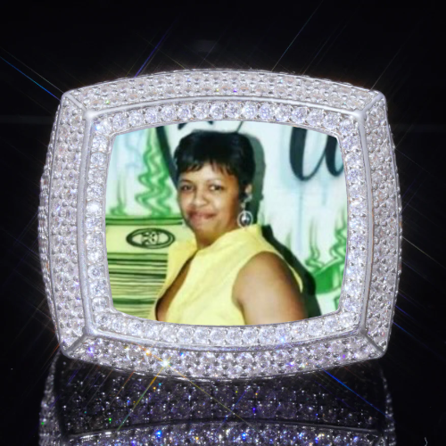 3D CUSTOM PICTURE ICED RING