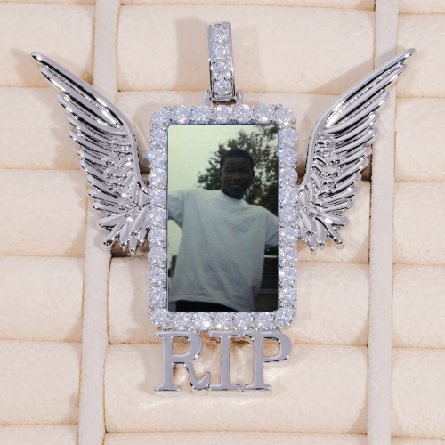 RIP WING 3D CUSTOM PICTURE PENDANT