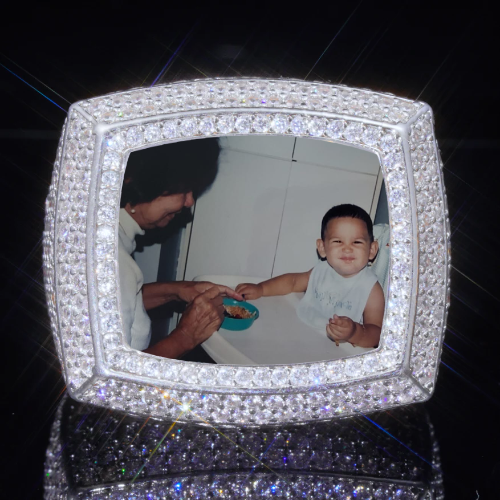 3D CUSTOM PICTURE ICED RING