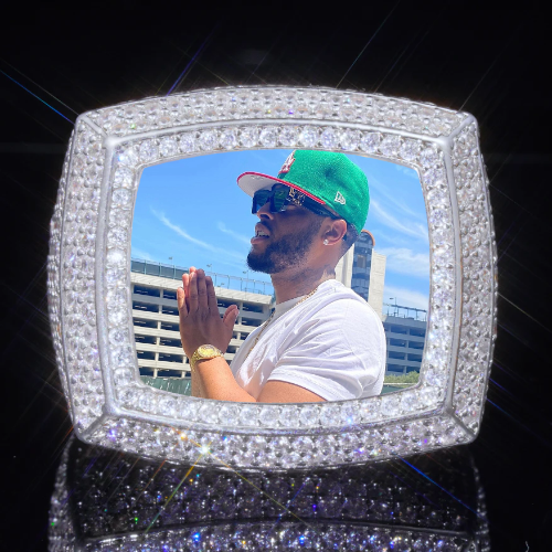 3D CUSTOM PICTURE ICED RING