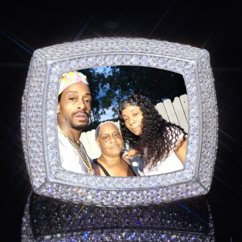3D CUSTOM PICTURE ICED RING