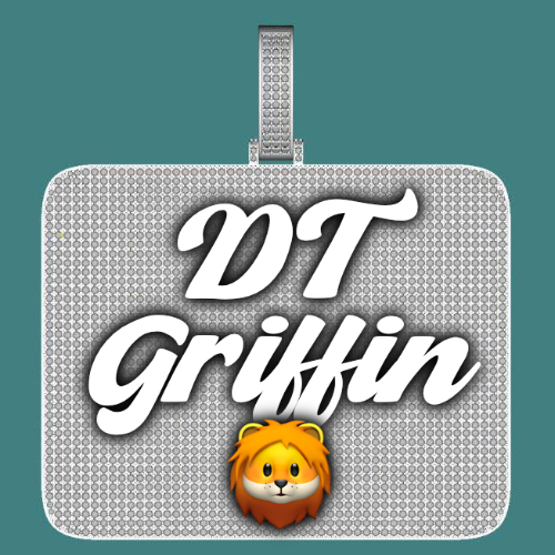 CUSTOM LETTER NECKLACE 3D BIG SQUARE