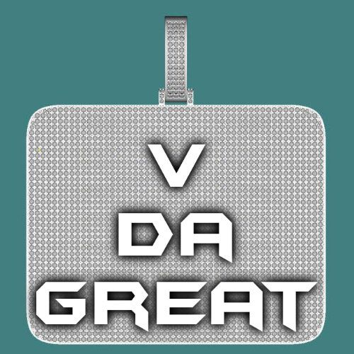 CUSTOM LETTER NECKLACE 3D BIG SQUARE