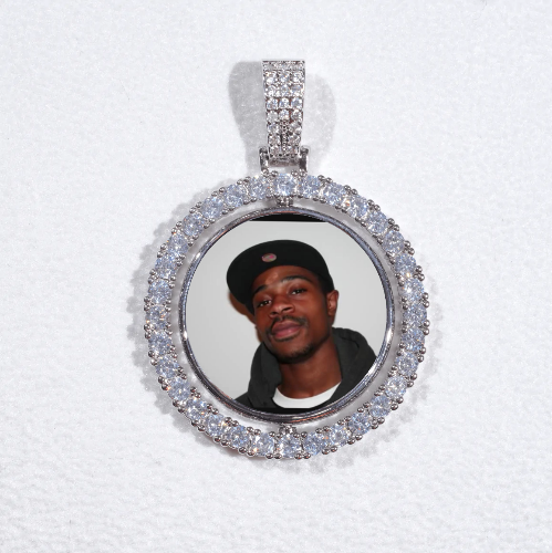 3D Spinning 2-Faced Custom Picture Pendant