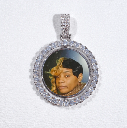 3D Spinning 2-Faced Custom Picture Pendant