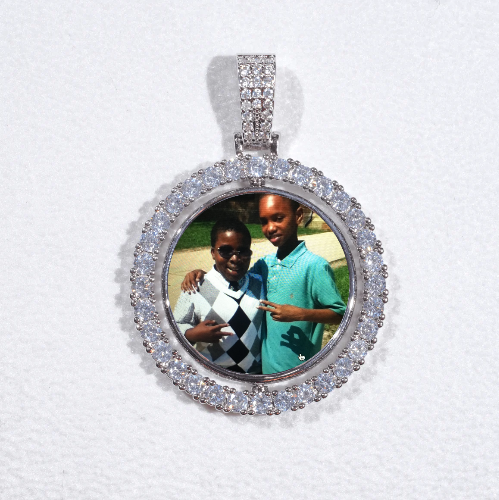 3D Spinning 2-Faced Custom Picture Pendant