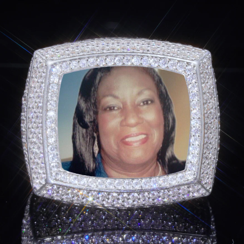 3D CUSTOM PICTURE ICED RING