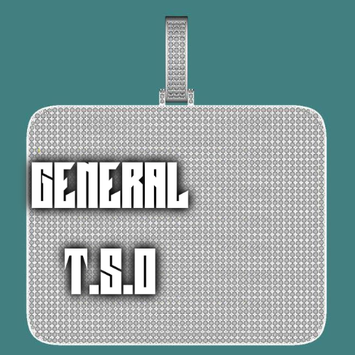 CUSTOM LETTER NECKLACE 3D BIG SQUARE