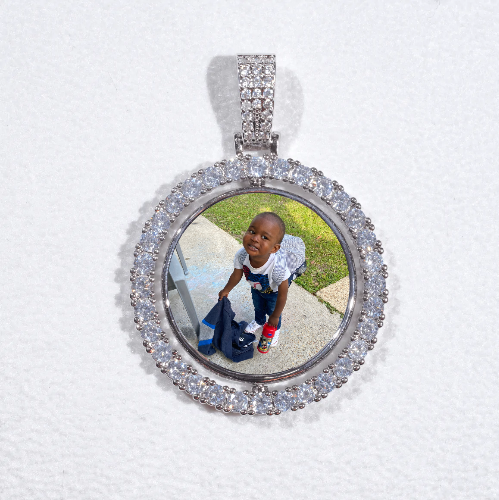 3D Spinning 2-Faced Custom Picture Pendant