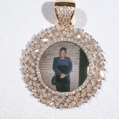 Large 3D Wheat Ear Custom Picture Pendant - The GUU Shop