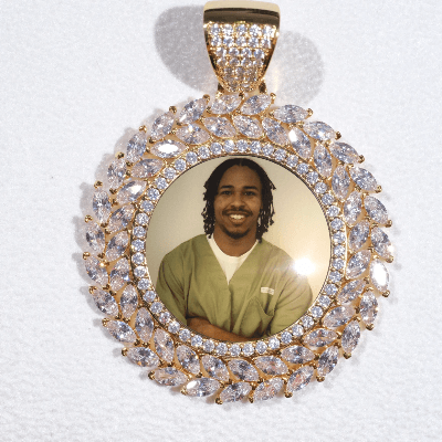 Large 3D Wheat Ear Custom Picture Pendant - The GUU Shop