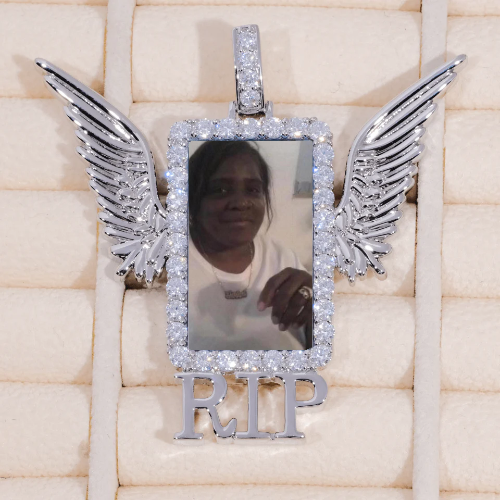 RIP WING 3D CUSTOM PICTURE PENDANT