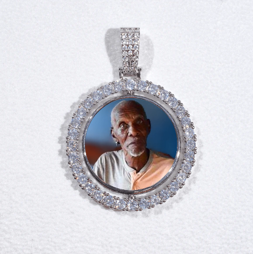 3D Spinning 2-Faced Custom Picture Pendant